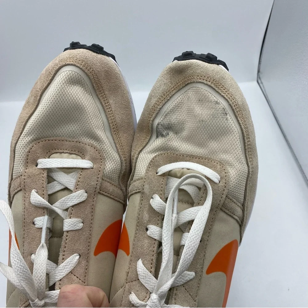 Nike‎ Waffle Debut Sneakers Hemp Sandrift Safety Orange Mens 11.5